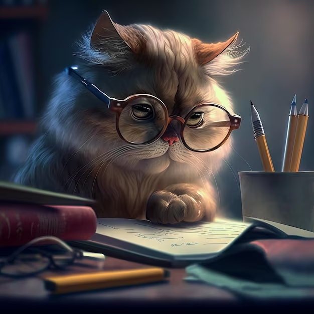 anothercat with glasses